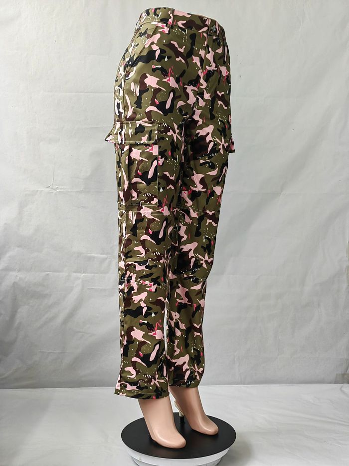 SUPER WHOLESALE| Camo Cargo Pants