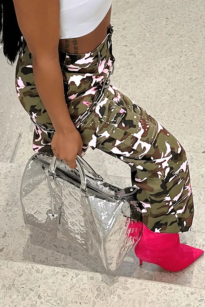 SUPER WHOLESALE| Camo Cargo Pants