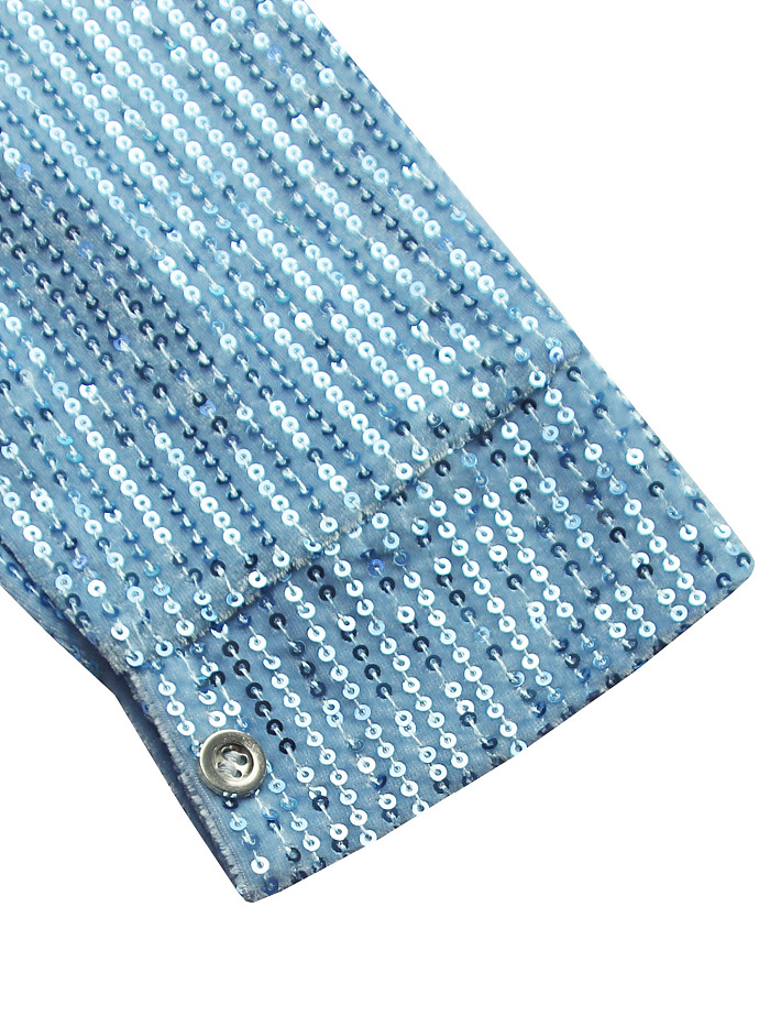 SUPER WHOLESALE| Sequins Shirt
