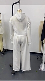 SUPER WHOLESALE|  Hoodie Tracking Suit in Solid Colour