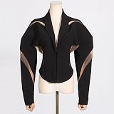 SUPER WHOLESALE| Patchwork Blazer Top