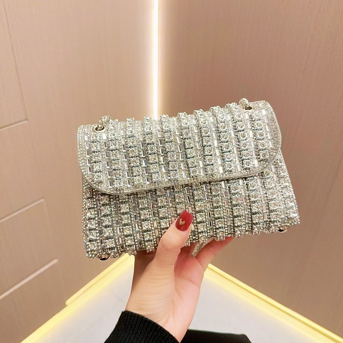 SUPER WHOLESALE|  Rhinestone-embellished Evening Bag