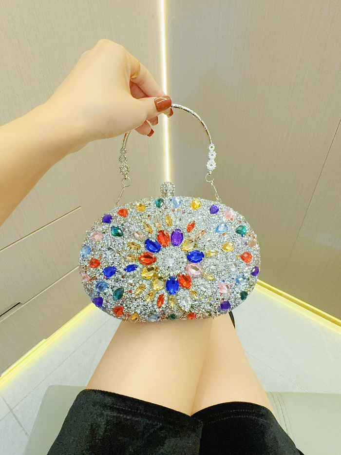 SUPER WHOLESALE|  Rhinestone-embellished Evening Bag
