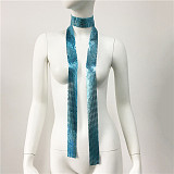 SUPER WHOLESALE| Metal Sequin  Choker Necklace without Rhinestone (Length: 160cm)