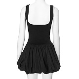 SUPER WHOLESALE| Strapped Puffy Dress