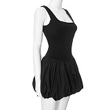 SUPER WHOLESALE| Strapped Puffy Dress