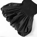 SUPER WHOLESALE| Strapped Puffy Dress