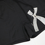 SUPER WHOLESALE| Crystal Bow Shorts Set