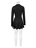 SUPER WHOLESALE| Pleated Skirt & Tracking Top