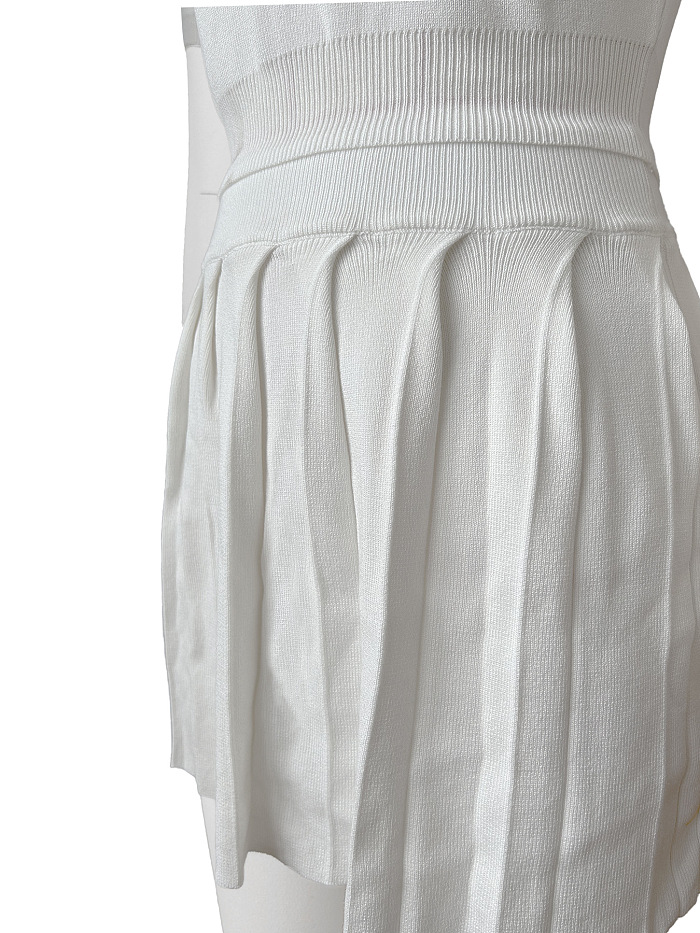 SUPER WHOLESALE| Hampton Pleated Skirt Set