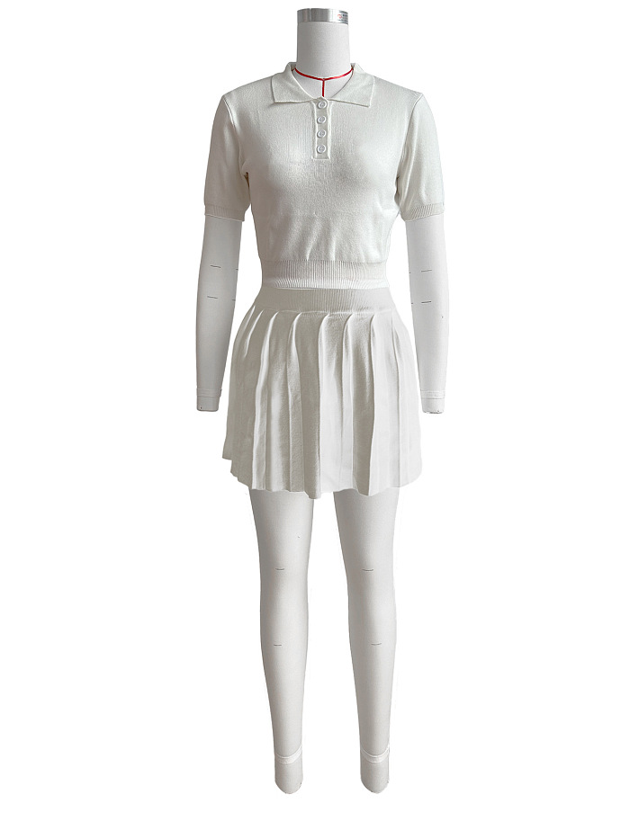 SUPER WHOLESALE| Hampton Pleated Skirt Set