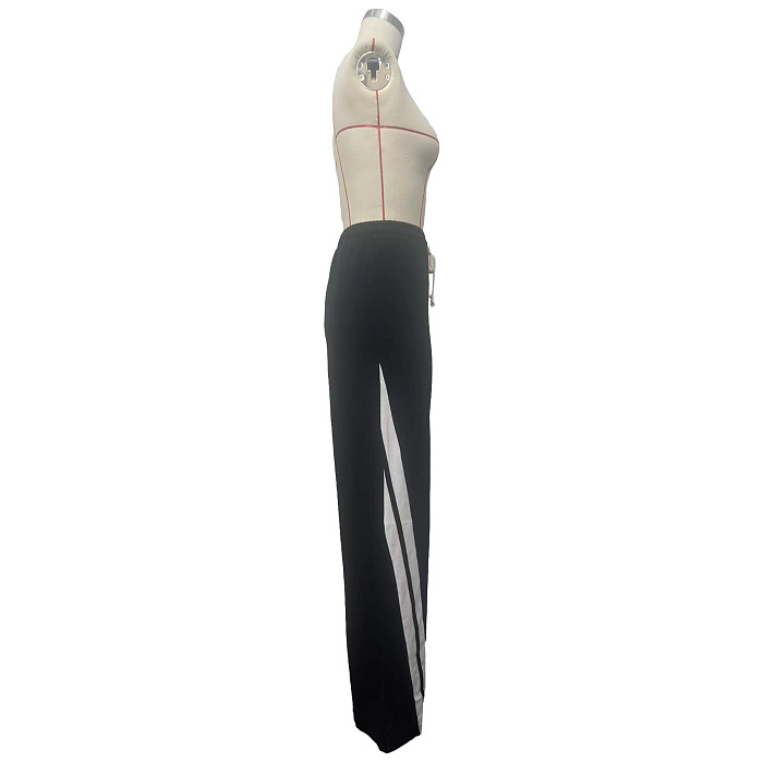 SUPER WHOLESALE| Striped Loose Pants