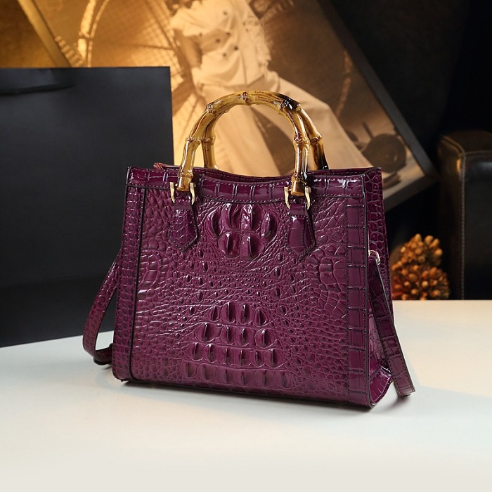 SUPER WHOLESALE| Bamboo Handle Shoulder Bag