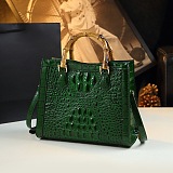 SUPER WHOLESALE| Bamboo Handle Shoulder Bag