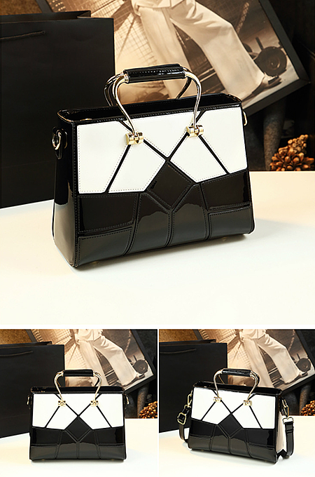 SUPER WHOLESALE| Geometrical Design Shoulder Bag