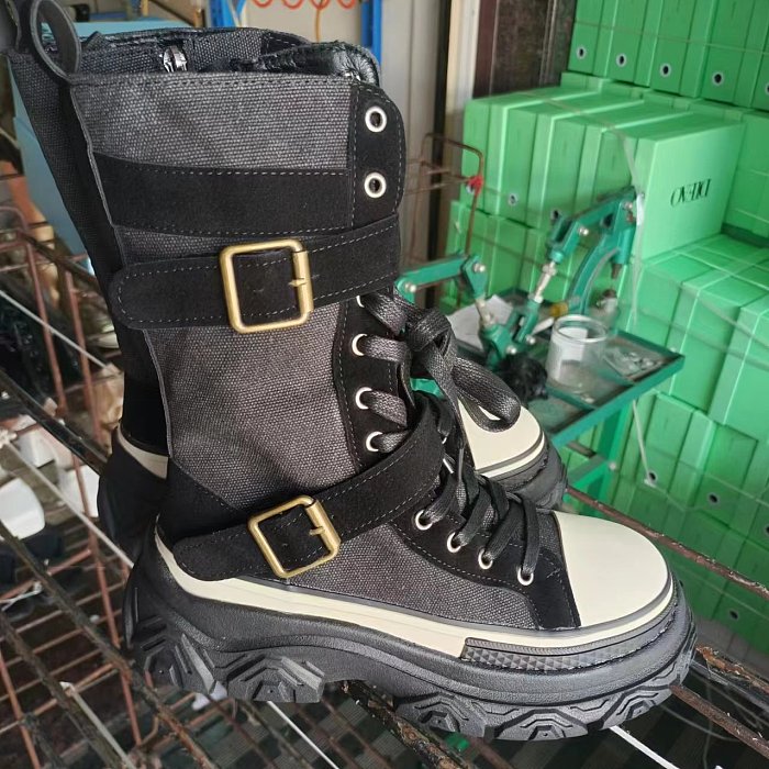 SUPER WHOLESALE| Platform Combat Boots