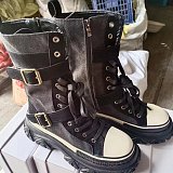SUPER WHOLESALE| Platform Combat Boots