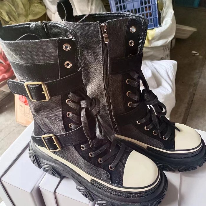 SUPER WHOLESALE| Platform Combat Boots