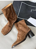 SUPER WHOLESALE| Split-toe Chelsea women's Ankle Boots