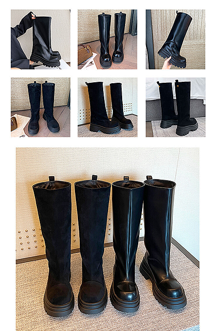 SUPER WHOLESALE| Platform Knee Height Boots