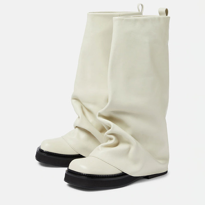 SUPER WHOLESALE| Platform Knee Height Calf Boots