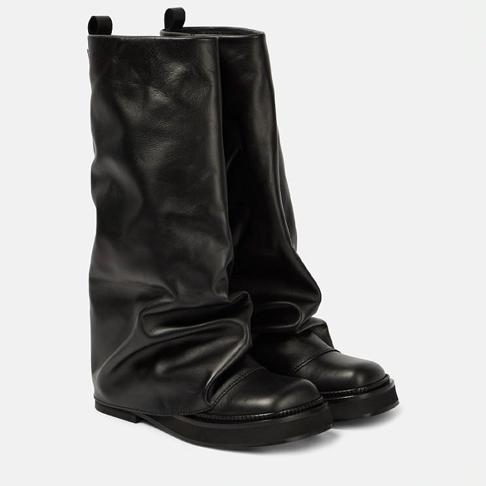 SUPER WHOLESALE| Platform Knee Height Calf Boots