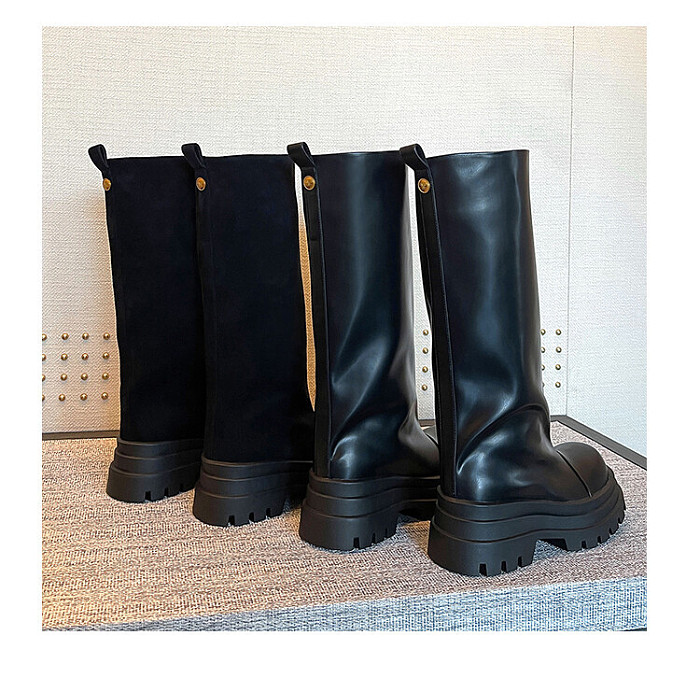 SUPER WHOLESALE| Platform Knee Height Boots