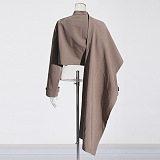 SUPER WHOLESALE| Cape Shawl-style Premium Coat