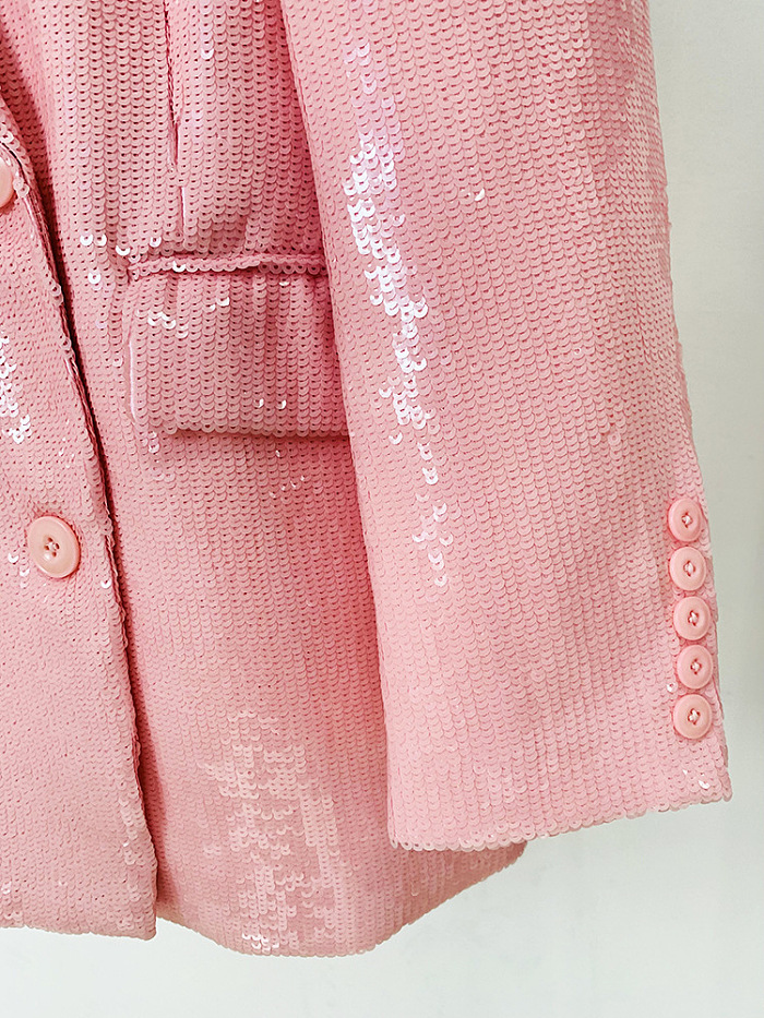 SUPER WHOLESALE| Sequins Bling Blazer