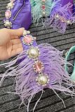 SUPER WHOLESALE|  Pearl and Fringe Purse