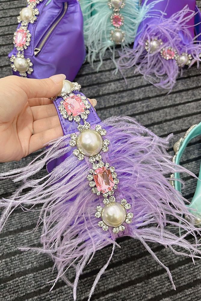 SUPER WHOLESALE|  Pearl and Fringe Purse