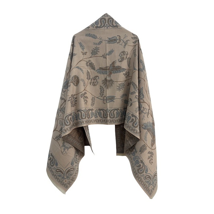 SUPER WHOLESALE|  Two-in-one Scarf Shawl (Length: 190 centimeter)