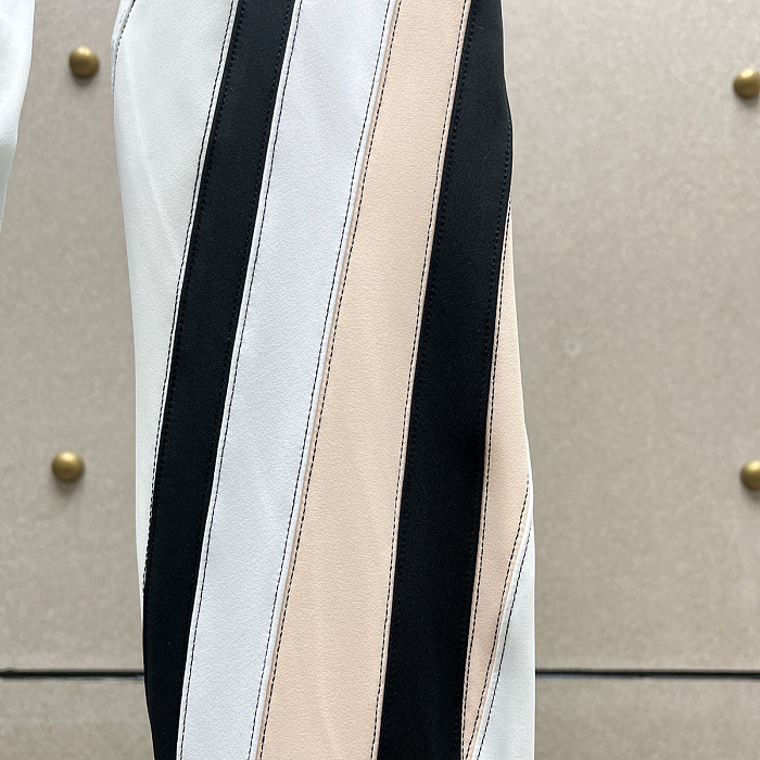 SUPER WHOLESALE|  Patchwork Leggings in White and Blue