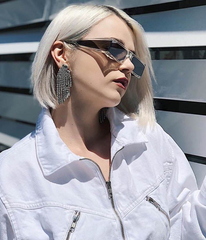 SUPER WHOLESALE| Rectangle Frame Sunglasses