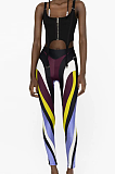 SUPER WHOLESALE|  Patchwork Leggings in Contrast Colors