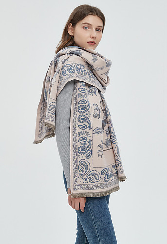 SUPER WHOLESALE|  Two-in-one Scarf Shawl (Length: 190 centimeter)