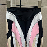 SUPER WHOLESALE|  Patchwork Leggings in Multi-colour
