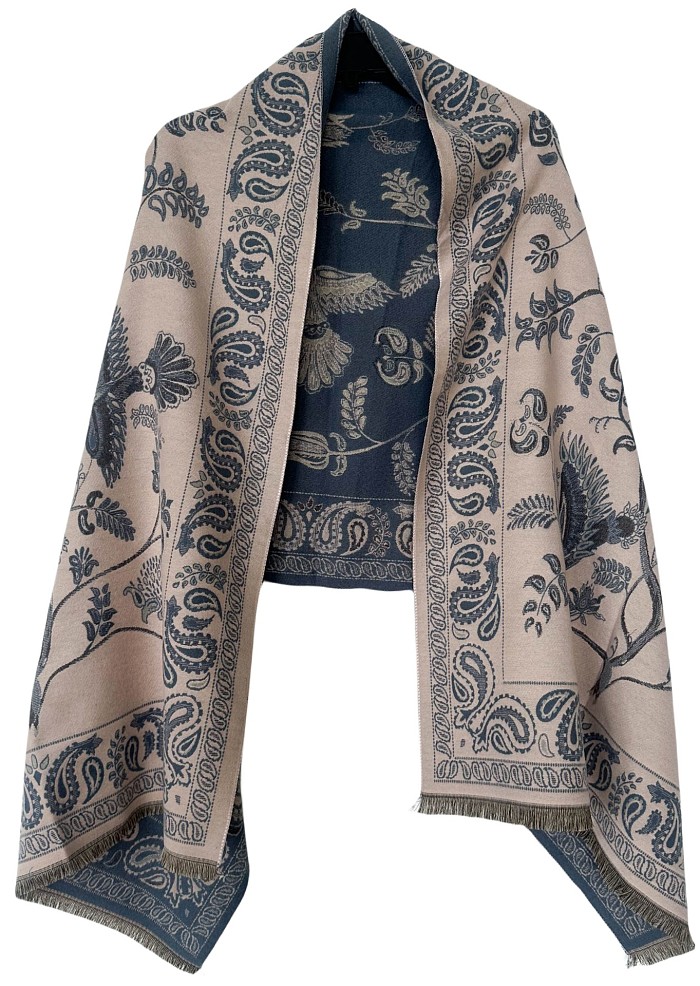 SUPER WHOLESALE|  Two-in-one Scarf Shawl (Length: 190 centimeter)