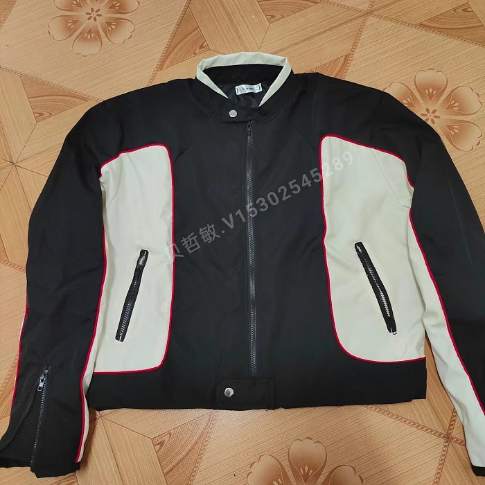 SUPER WHOLESALE| Patchwork Racing Jacket