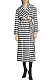 SUPER WHOLESALE|  Black and White Diamond Check Belted Long Trench Coat
