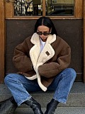 SUPER WHOLESALE|  Warm Vintage Lamb Wool Loose Casual Jacket