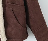 SUPER WHOLESALE|  Warm Vintage Lamb Wool Loose Casual Jacket