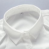 SUPER WHOLESALE|  Waist-Defining Backless Hollow-Out Tie-Up Shirt