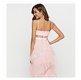 SUPER WHOLESALE| Layers See-through Maxi Dress