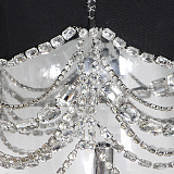 SUPER WHOLESALE| Rinestone Chain Skirt Set