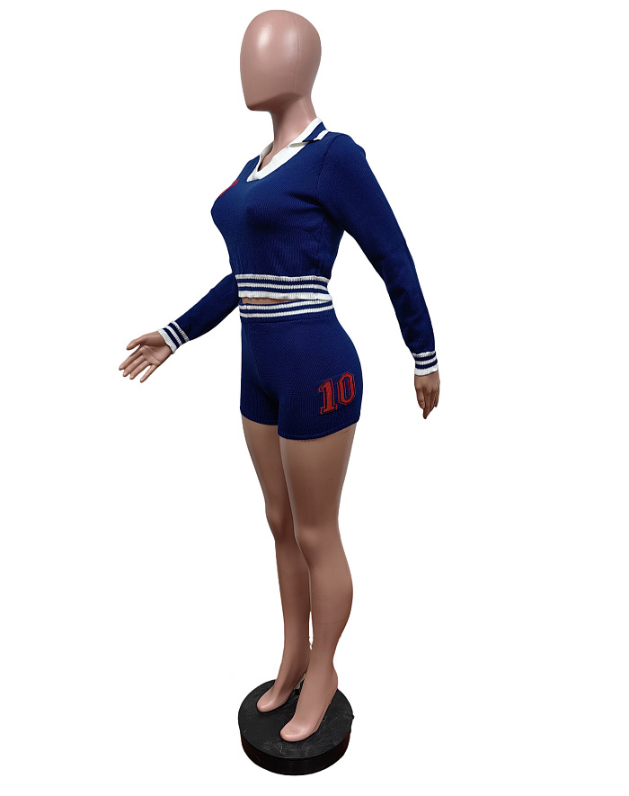 SUPER WHOLESALE| Elastic Knitted Shorts Set