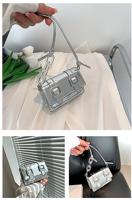 SUPER WHOLESALE| Buckle Mini Purse