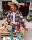 SUPER WHOLESALE| Plaid Shirt Top