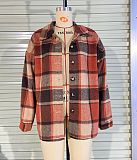 SUPER WHOLESALE| Plaid Shirt Top