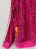 SUPER WHOLESALE| Sequins Bling Stripy Sporty Set